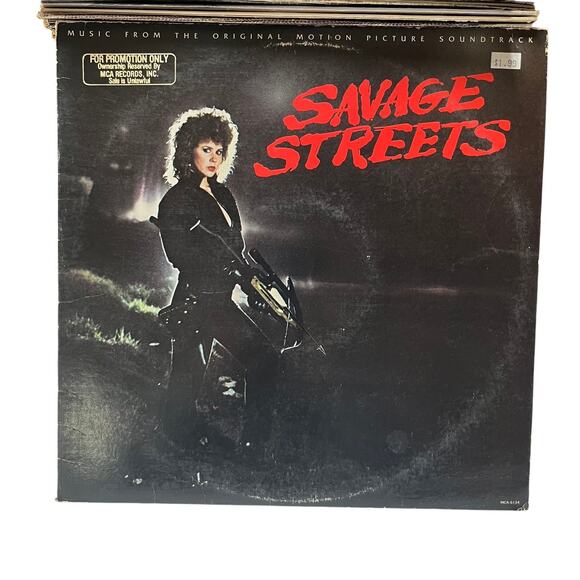 SAVAGE STREETS ~ Linda Blair/John Farnham Original 1984 Soundtrack LP - Picture 1 of 6